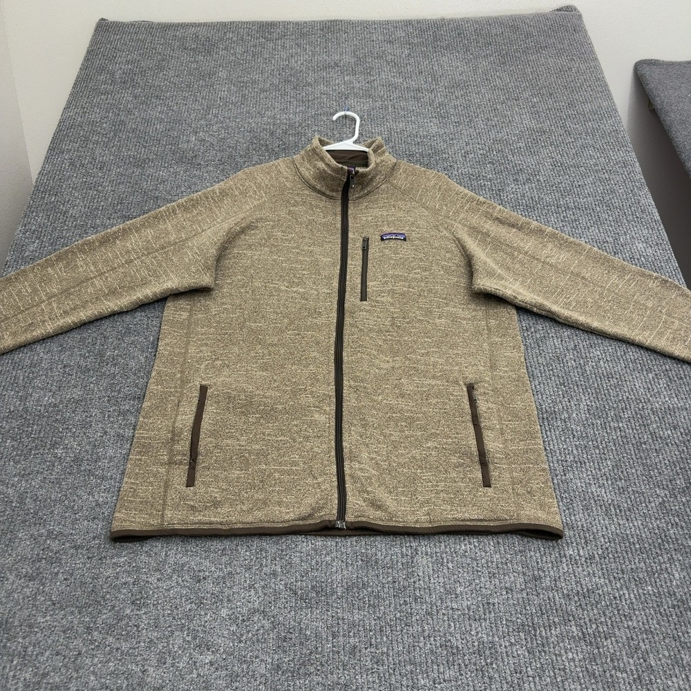 Patagonia Better Sweater Jacket Mens XL Brown Polyester Full Zip Outdoor Casual